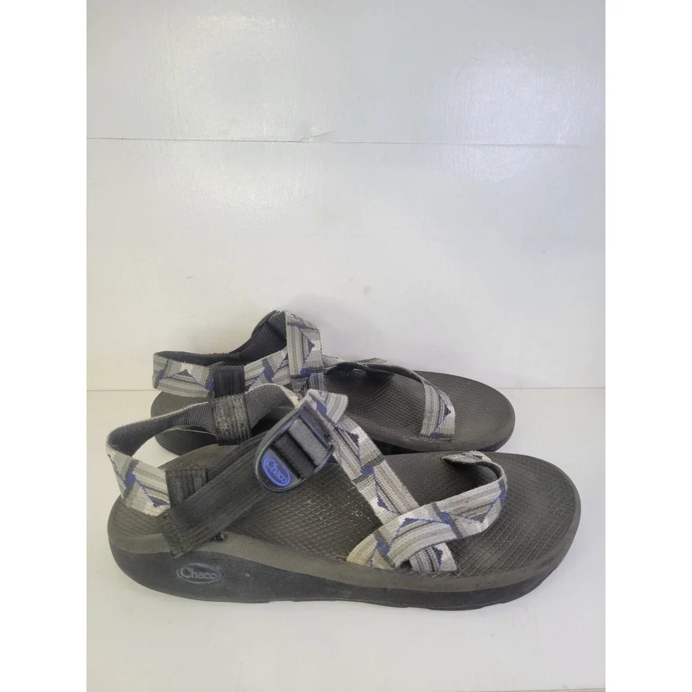 Chaco Mens Z Cloud Sandals Maze Slate Size 12 Mens Outdoors Hiking Straps Boat